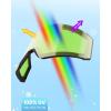 imageOutdoorMaster Falcon Kids Ski GogglesMagnetic Interchangeable Lens Anti Fog UV Protection OTG Snowboard Goggles for YouthLensvlt 80 Green