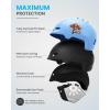 imageOutdoorMaster Kids Ski Helmet Snowboard Helmet for Boys Girls ampamp Youth Durable PC Shell Protective EPS Foam ampamp 12 Cooling Vents Dial Fit Snow Helmet Certified Snow Sport Helmet Snowboarding HelmetIce Blue
