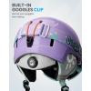 imageOutdoorMaster Kids Ski Helmet Snowboard Helmet for Boys Girls ampamp Youth Durable PC Shell Protective EPS Foam ampamp 12 Cooling Vents Dial Fit Snow Helmet Certified Snow Sport Helmet Snowboarding HelmetPale Violet