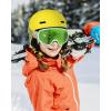 imageOutdoorMaster Kids Ski Helmet Snowboard Helmet for Boys Girls ampamp Youth Durable PC Shell Protective EPS Foam ampamp 12 Cooling Vents Dial Fit Snow Helmet Certified Snow Sport Helmet Snowboarding HelmetMatte Yellow