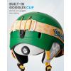 imageOutdoorMaster Kids Ski Helmet Snowboard Helmet for Boys Girls ampamp Youth Durable PC Shell Protective EPS Foam ampamp 12 Cooling Vents Dial Fit Snow Helmet Certified Snow Sport Helmet Snowboarding HelmetMatte Green