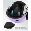 imageOutdoorMaster Kids Ski Helmet Snowboard Helmet for Boys Girls ampamp Youth Durable PC Shell Protective EPS Foam ampamp 12 Cooling Vents Dial Fit Snow Helmet Certified Snow Sport Helmet Snowboarding HelmetPale Violet