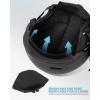 imageOutdoorMaster Kids Ski Helmet Snowboard Helmet for Boys Girls ampamp Youth Durable PC Shell Protective EPS Foam ampamp 12 Cooling Vents Dial Fit Snow Helmet Certified Snow Sport Helmet Snowboarding HelmetMatte Black