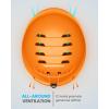 imageOutdoorMaster Kids Ski Helmet Snowboard Helmet for Boys Girls ampamp Youth Durable PC Shell Protective EPS Foam ampamp 12 Cooling Vents Dial Fit Snow Helmet Certified Snow Sport Helmet Snowboarding HelmetGlossy Dark Orange