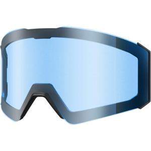 imageOutdoorMaster Falcon Kids Ski GogglesMagnetic Interchangeable Lens Anti Fog UV Protection OTG Snowboard Goggles for YouthLensvlt 60 Blue