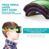 imageOutdoorMaster Kids Ski Goggles Snowboard Goggles  Youth Snow GogglesAsian Fitvlt 28 Revo Green