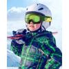 imageOutdoorMaster Kids Ski Goggles Snowboard Goggles  Youth Snow GogglesAsian Fitvlt 28 Revo Green