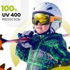 imageOutdoorMaster Kids Ski Goggles Snowboard Goggles  Youth Snow GogglesGoldlens Vlt 14