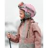 imageOutdoorMaster Kids Ski Helmet and Goggles Set Snowboard Helmet Durable PC Shell ampamp EPS Foam Snow Helmet 12 Cooling Vents Dial Fit Skiing Helmet SafetyCertified Snow Sport Helmets for Boys ampamp GirlsGlossy Pink