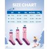 imageOutdoorMaster Kids Ski Socks  Merino Wool Blend Over the Calf DesignZ Peach Pink