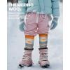 imageOutdoorMaster Kids Ski Socks 23Pack Merino Wool Compression Thermal Socks with Boys ampamp Girls Over The Calf NonSlip CuffOrange