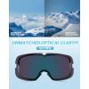 imageOutdoorMaster Owl Kids Ski Goggles OTG AntiFog Snowboard Goggles with 100 UV ProtectionBlack Framevlt 15 Revo Colorful