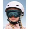 imageOutdoorMaster Owl Kids Ski Goggles OTG AntiFog Snowboard Goggles with 100 UV ProtectionBlack Framevlt 60 Blue Lens