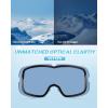 imageOutdoorMaster Owl Kids Ski Goggles OTG AntiFog Snowboard Goggles with 100 UV ProtectionWhite Framevlt 12 Revo Gold