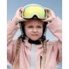 imageOutdoorMaster Owl Kids Ski Goggles OTG AntiFog Snowboard Goggles with 100 UV ProtectionWhite Framevlt 12 Revo Gold