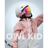 imageOutdoorMaster Owl Kids Ski Goggles OTG AntiFog Snowboard Goggles with 100 UV ProtectionWhite Framevlt 13 Revo Pink