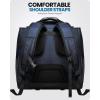 imageOutdoorMaster Boot Bag  Upgraded Ski Boots and Snowboard Boots Bag Excellent for Travel with Waterproof Exterior ampamp Bottom  for Men Women and Youth 55LBlue
