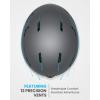 imageOutdoorMaster Deer Ski HelmetSnowboard Helmet for Adults  Durable PC Shell Protective EPS Foam ampamp 12 Cooling Vents Snow Helmets for Men Women ampamp YouthMatte Grey