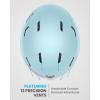 imageOutdoorMaster Deer Ski HelmetSnowboard Helmet for Adults  Durable PC Shell Protective EPS Foam ampamp 12 Cooling Vents Snow Helmets for Men Women ampamp YouthMatte Mint