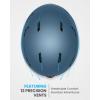 imageOutdoorMaster Deer Ski HelmetSnowboard Helmet for Adults  Durable PC Shell Protective EPS Foam ampamp 12 Cooling Vents Snow Helmets for Men Women ampamp YouthMatte Harbor Blue