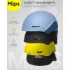imageOutdoorMaster ELK MIPS Ski Helmet  Snow Sport Helmet Snowboard Helmet for Men Women ampamp YouthBlue Crash