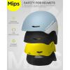 imageOutdoorMaster ELK MIPS Ski Helmet  Snow Sport Helmet Snowboard Helmet for Men Women ampamp YouthCyan White