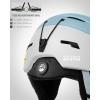 imageOutdoorMaster ELK MIPS Ski Helmet  Snow Sport Helmet Snowboard Helmet for Men Women ampamp YouthCyan White