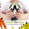 imageOutdoorMaster Kids Ski Goggles  Helmet Compatible Snow Goggles for Boys ampamp Girls with 100 UV ProtectionBrightgreenlens Vlt 77