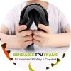 imageOutdoorMaster Kids Ski Goggles  Helmet Compatible Snow Goggles for Boys ampamp Girls with 100 UV ProtectionClearlens Vlt 90