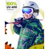 imageOutdoorMaster Kids Ski Goggles  Helmet Compatible Snow Goggles for Boys ampamp Girls with 100 UV ProtectionGraylens Vlt 36