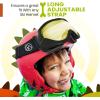 imageOutdoorMaster Kids Ski Goggles  Helmet Compatible Snow Goggles for Boys ampamp Girls with 100 UV ProtectionLight Yellow Vlt 77
