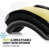 imageOutdoorMaster Kids Ski Goggles  Helmet Compatible Snow Goggles for Boys ampamp Girls with 100 UV ProtectionLight Yellow Vlt 77