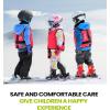 imageOutdoorMaster Kids Ski Goggles  Helmet Compatible Snow Goggles for Boys ampamp Girls with 100 UV ProtectionRevo Greenlens Vlt 28