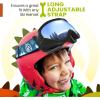 imageOutdoorMaster Kids Ski Goggles  Helmet Compatible Snow Goggles for Boys ampamp Girls with 100 UV ProtectionVlt 10 Black Frame Grey Lens