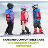 imageOutdoorMaster Kids Ski Goggles  Helmet Compatible Snow Goggles for Boys ampamp Girls with 100 UV ProtectionVlt 10 White Frame Grey Lens