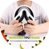 imageOutdoorMaster Kids Ski Goggles  Helmet Compatible Snow Goggles for Boys ampamp Girls with 100 UV ProtectionVlt 10 White Frame Grey Lens