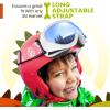 imageOutdoorMaster Kids Ski Goggles  Helmet Compatible Snow Goggles for Boys ampamp Girls with 100 UV ProtectionVlt 10 White Frame Grey Lens