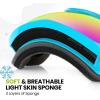 imageOutdoorMaster Kids Ski Goggles  Helmet Compatible Snow Goggles for Boys ampamp Girls with 100 UV ProtectionVlt 135