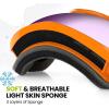 imageOutdoorMaster Kids Ski Goggles  Helmet Compatible Snow Goggles for Boys ampamp Girls with 100 UV ProtectionVlt 30