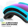 imageOutdoorMaster Kids Ski Goggles  Helmet Compatible Snow Goggles for Boys ampamp Girls with 100 UV ProtectionVlt 461