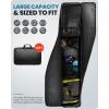 imageOutdoorMaster Padded Snowboard Bag  Snowboard Bags with Wheels for Air Travel  Travel Snowboard Bag with WaterResistant Lining Pockets and Removable Shoulder StrapsBlack