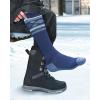 imageSki Socks 2Pack Merino Wool Over The Calf NonSlip Cuff for Men ampamp WomenABlue