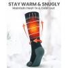 imageSki Socks 2Pack Merino Wool Over The Calf NonSlip Cuff for Men ampamp WomenAGreen