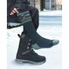 imageSki Socks 2Pack Merino Wool Over The Calf NonSlip Cuff for Men ampamp WomenAGreen