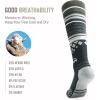 imageSki Socks 2Pack Merino Wool Over The Calf NonSlip Cuff for Men ampamp WomenDark Green