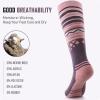 imageSki Socks 2Pack Merino Wool Over The Calf NonSlip Cuff for Men ampamp WomenFringes