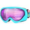 imageOutdoorMaster Kids Ski Goggles  Helmet Compatible Snow Goggles for Boys ampamp Girls with 100 UV ProtectionVlt 461