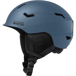 imageOutdoorMaster Deer Ski HelmetSnowboard Helmet for Adults  Durable PC Shell Protective EPS Foam ampamp 12 Cooling Vents Snow Helmets for Men Women ampamp YouthMatte Harbor Blue