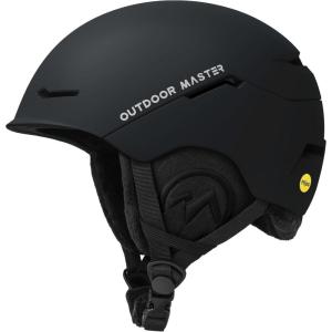 imageOutdoorMaster ELK MIPS Ski Helmet  Snow Sport Helmet Snowboard Helmet for Men Women ampamp YouthMatte Black