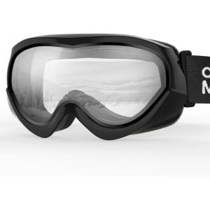 imageOutdoorMaster Kids Ski Goggles  Helmet Compatible Snow Goggles for Boys ampamp Girls with 100 UV ProtectionClearlens Vlt 90
